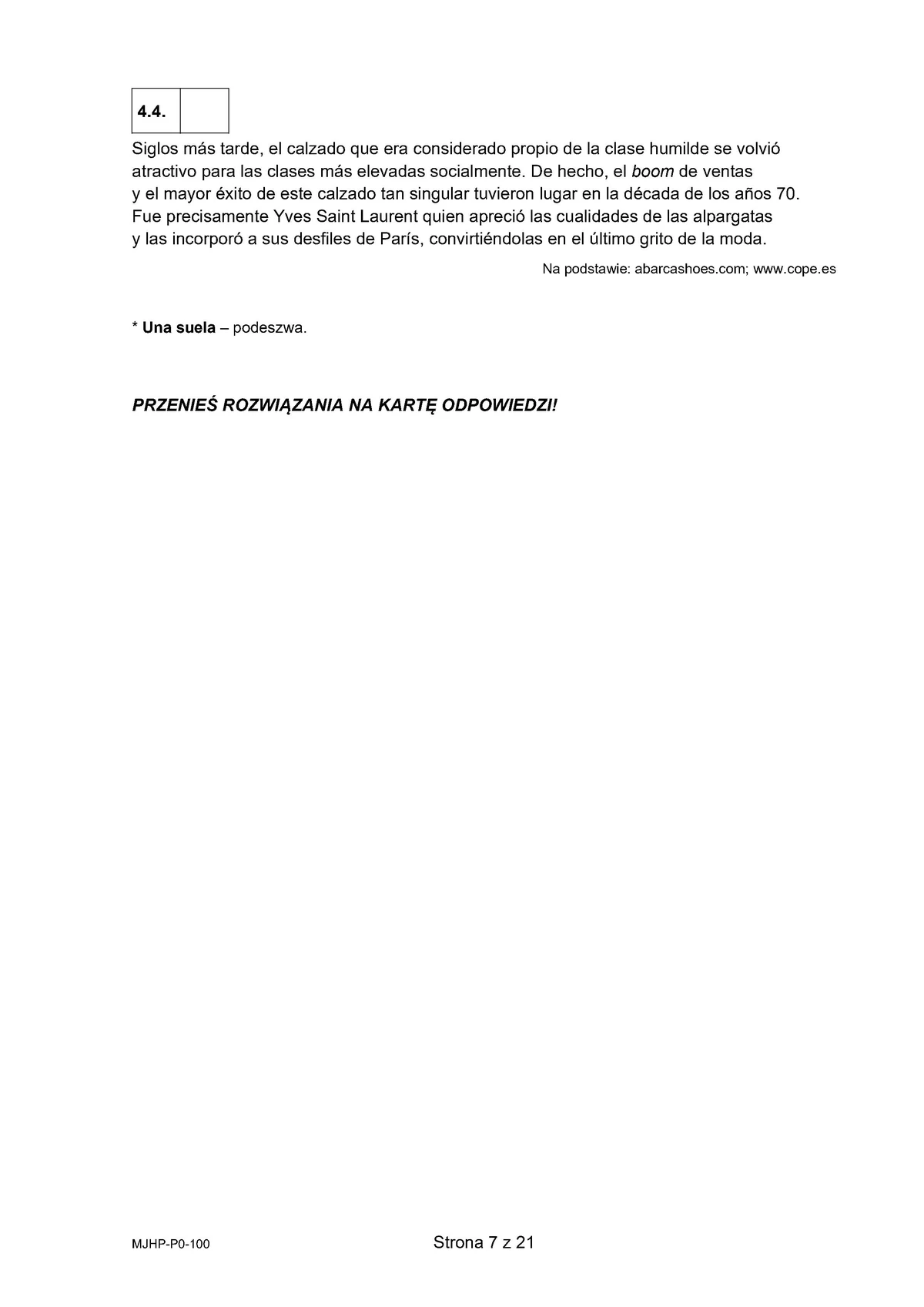arkusz - hiszpański podstawowy - matura 2025 - maj - 0007