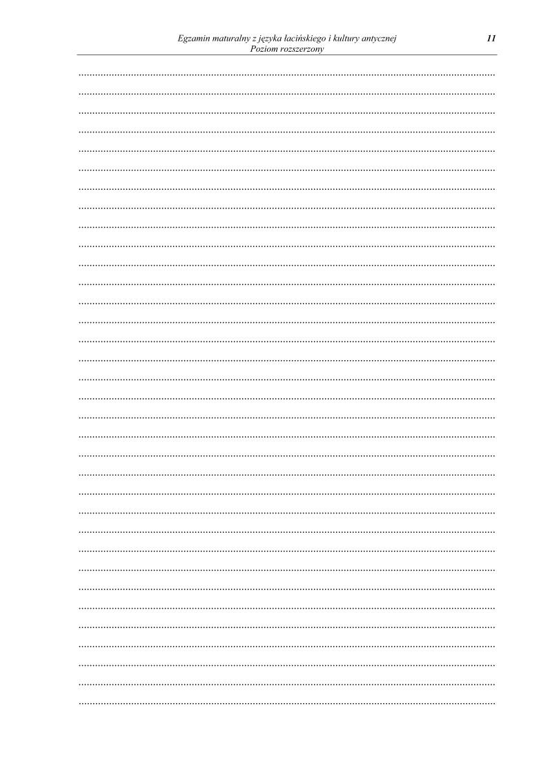 Pytania - j. łaciński i kultura antyczna, p. rozszerzony, matura 2013-strona-11