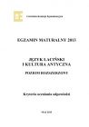 miniatura odpowiedzi - j. lacinski i kultura antyczna, p. rozszerzony, matura 2013-strona-01