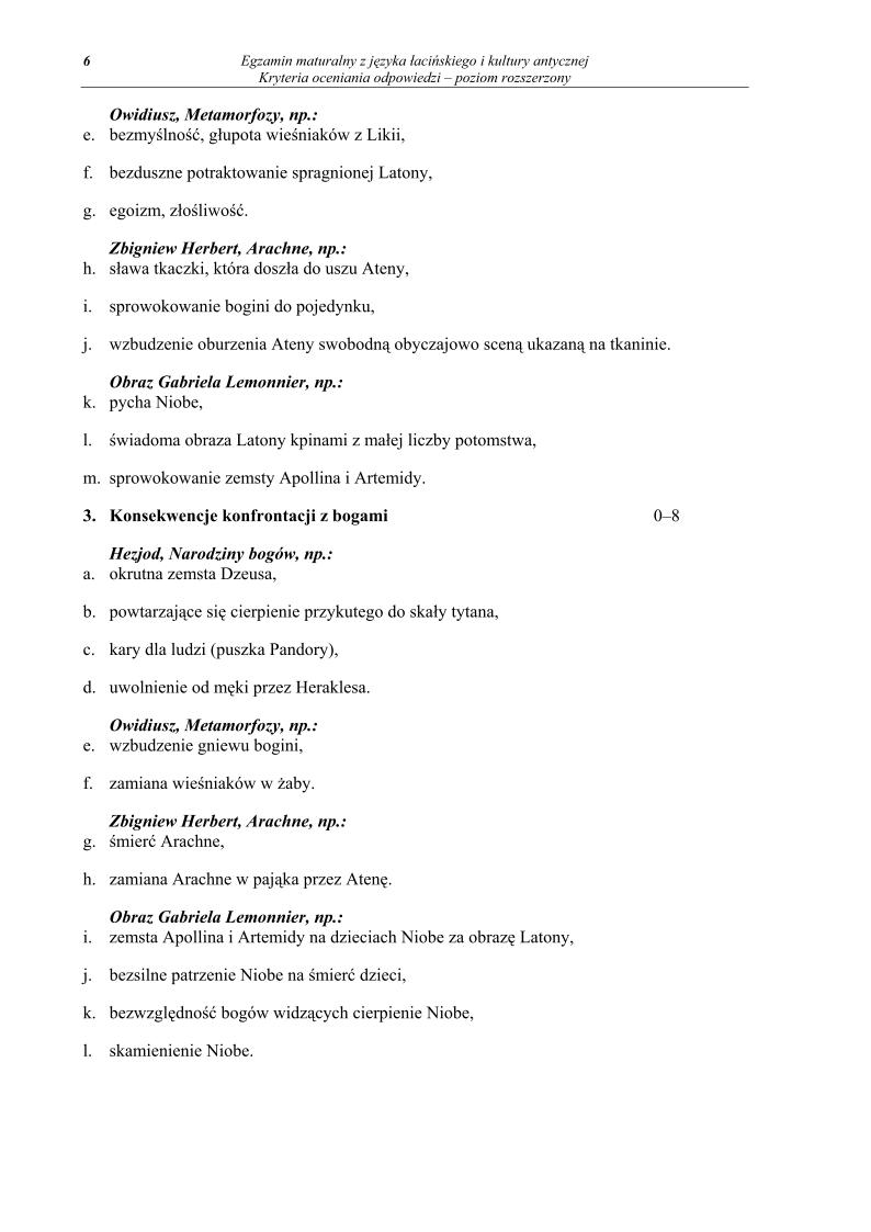 odpowiedzi - j. lacinski i kultura antyczna, p. rozszerzony, matura 2013-strona-06