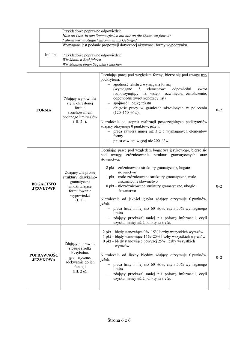 odpowiedzi - j. niemiecki, p. podstawowy, matura 2013-strona-06