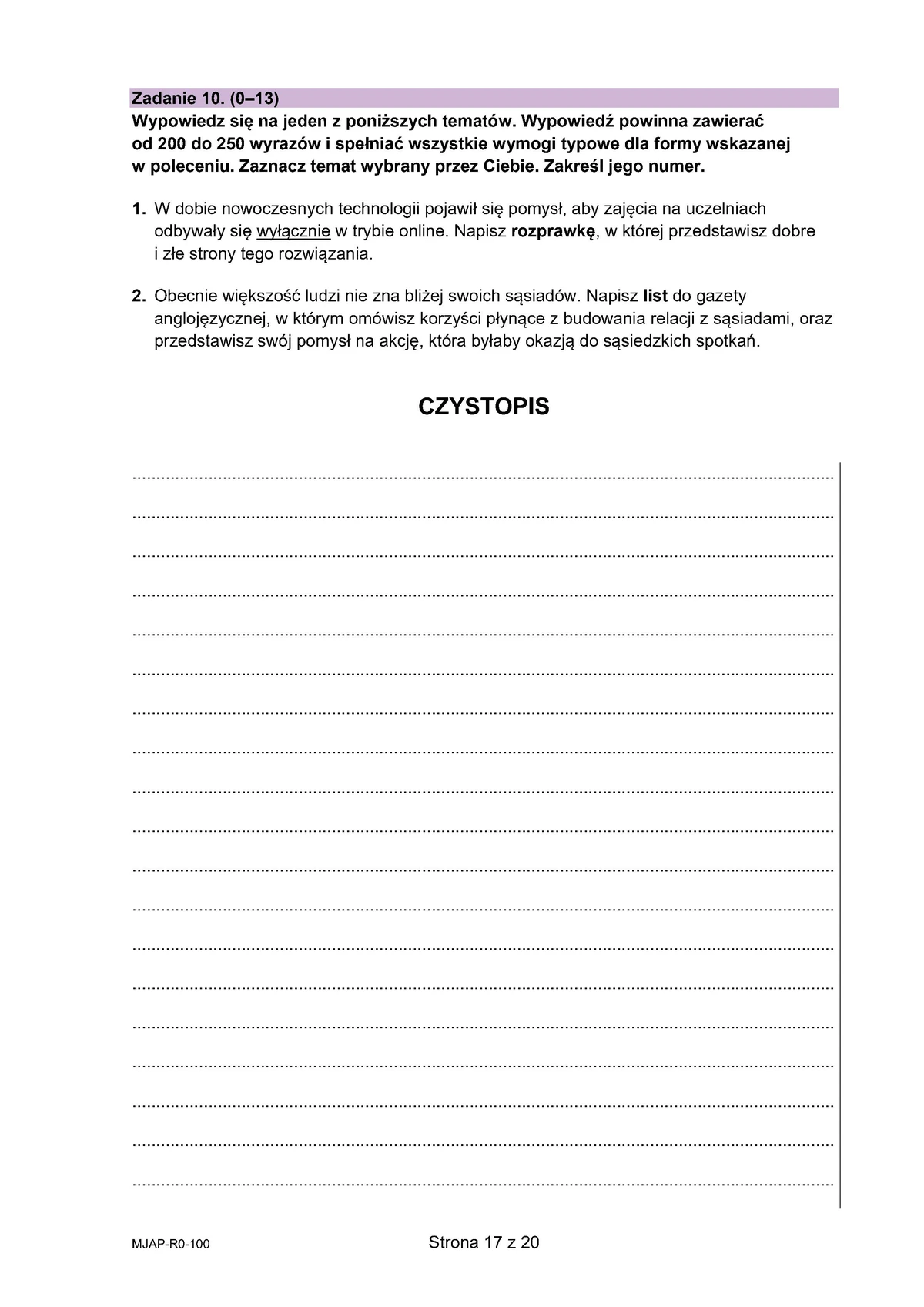 arkusz - angielski rozszerzony - matura 2025 - maj - 0017