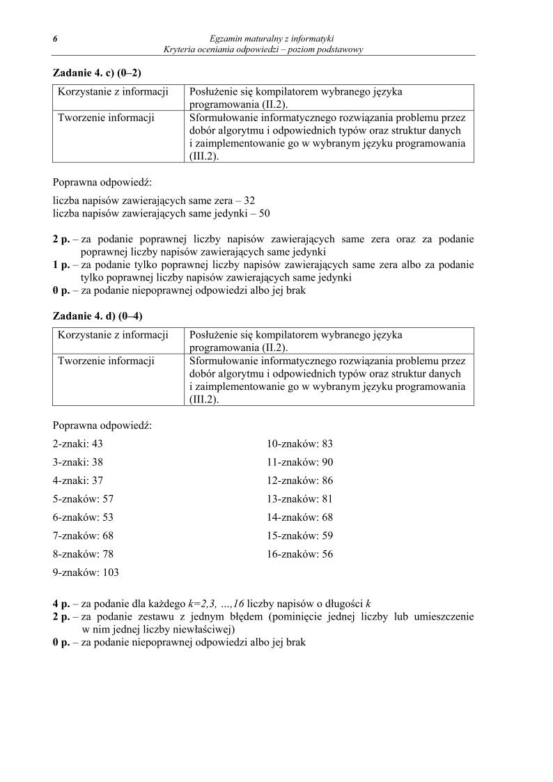 odpowiedzi - informatyka, p. podstawowy, matura 2013-strona-06