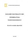 miniatura odpowiedzi - informatyka, p. rozszerzony, matura 2013-strona-01