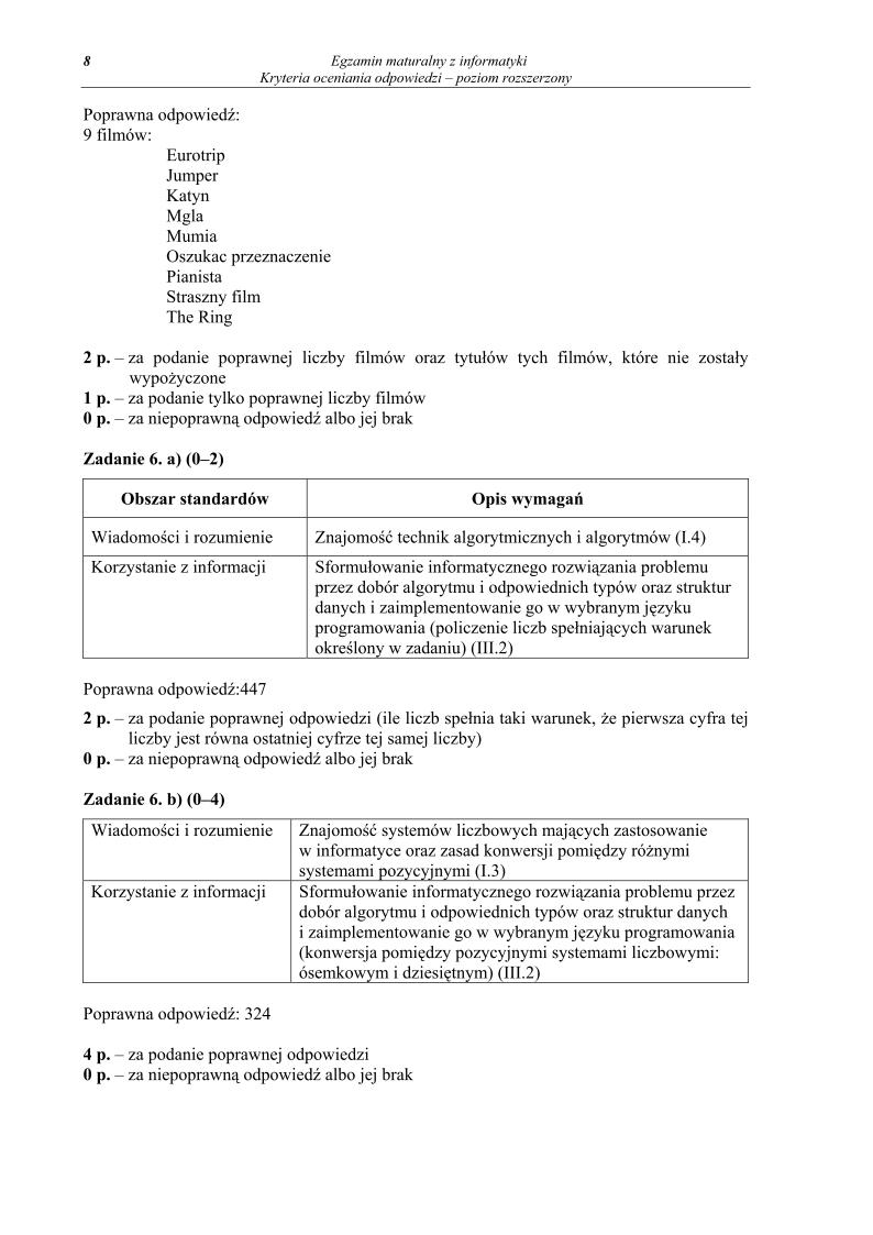 odpowiedzi - informatyka, p. rozszerzony, matura 2013-strona-08