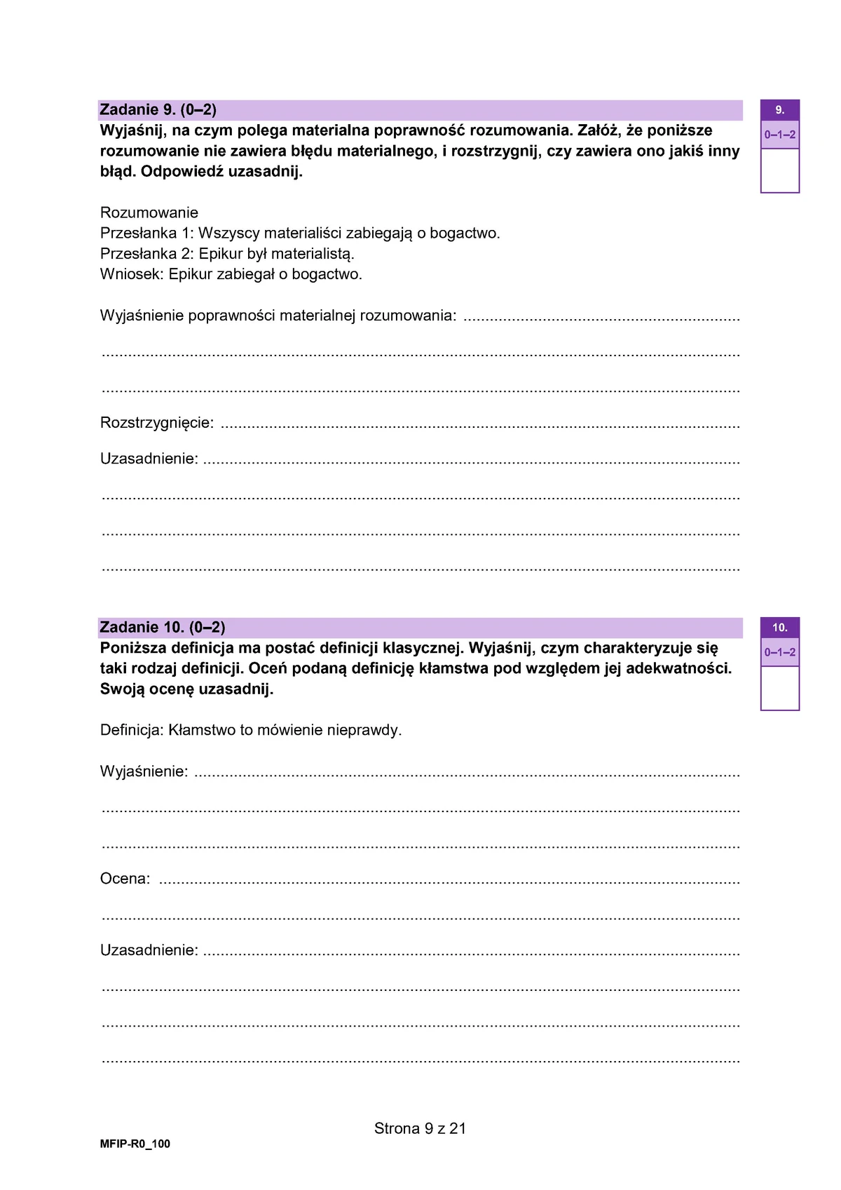 arkusz - filozofia rozszerzony - matura 2025 - maj - 0009