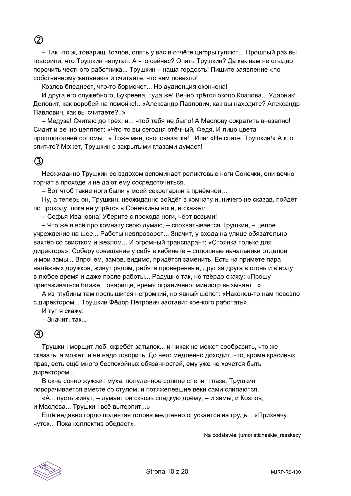 arkusz - rosyjski rozszerzony - matura 2025 - maj - 0010