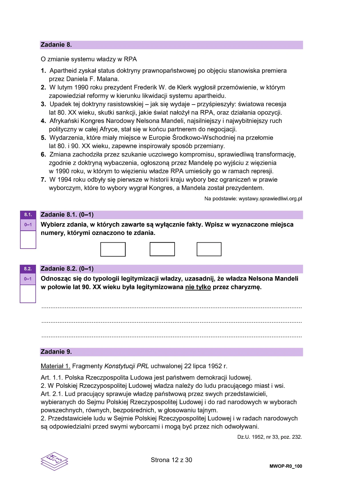 arkusz - WOS rozszerzony - matura 2025 - maj - 0012