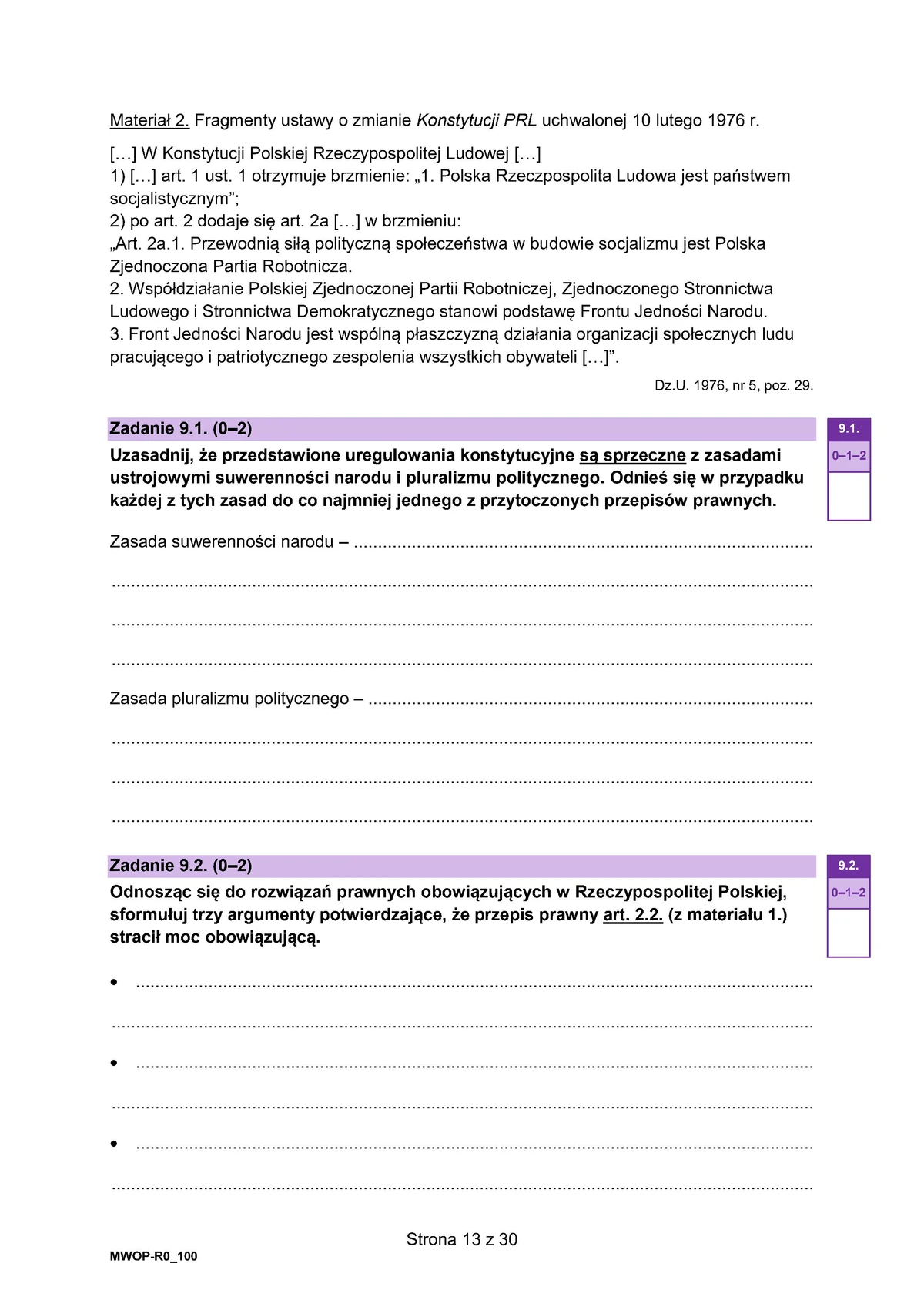 arkusz - WOS rozszerzony - matura 2025 - maj - 0013