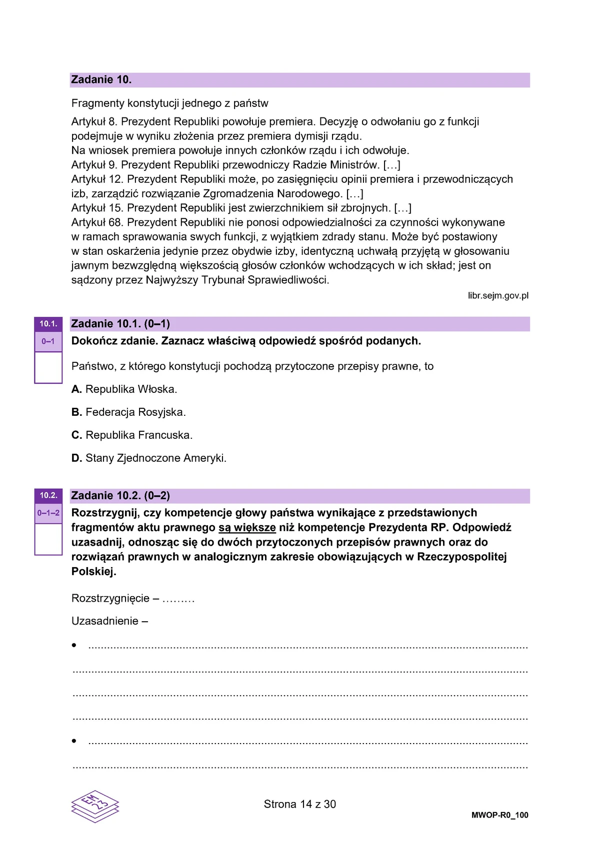 arkusz - WOS rozszerzony - matura 2025 - maj - 0014
