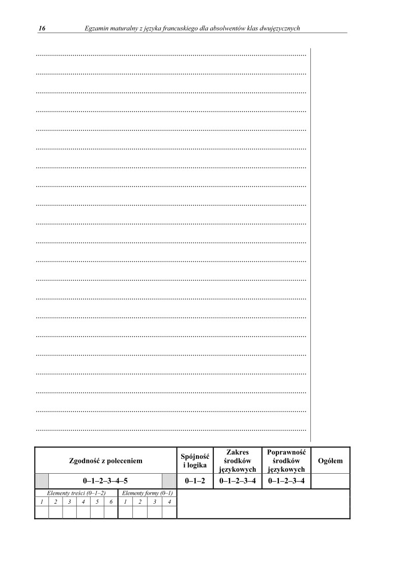 Pytania - język francuski dla absolwentów klas dwujęzycznych - matura 2013-strona-16