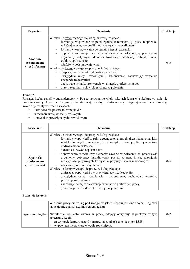 odpowiedzi - j. francuski, dla klas dwujezycznych, matura 2013-strona-05