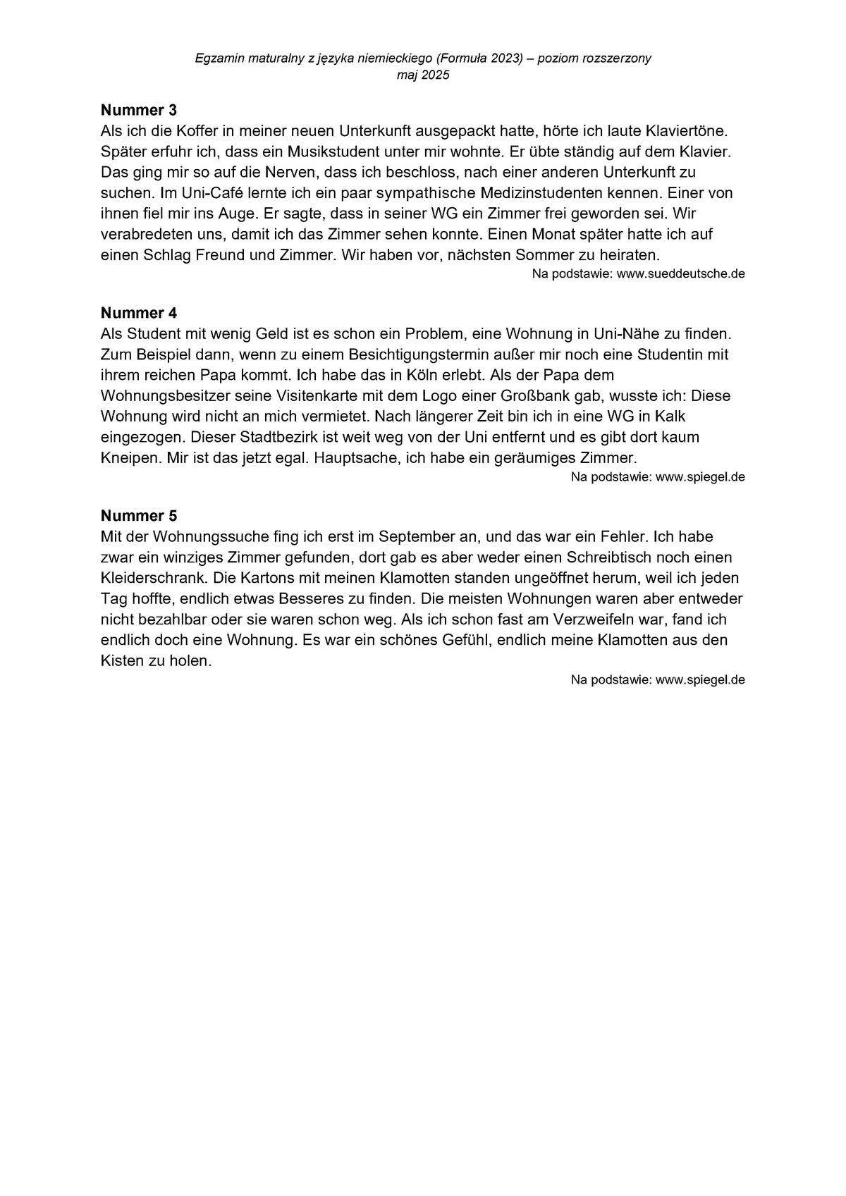transkrypcja - niemiecki rozszerzony - matura 2025 - maj - 0003