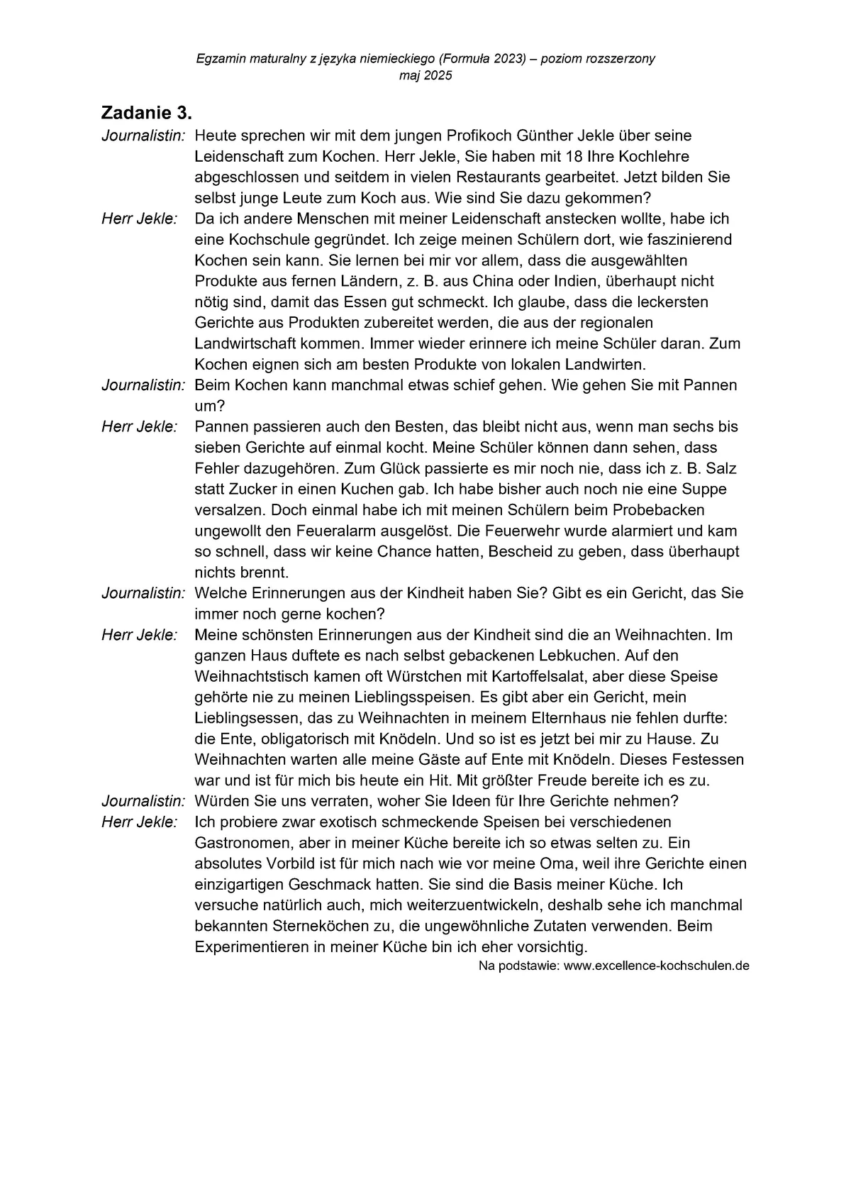 transkrypcja - niemiecki rozszerzony - matura 2025 - maj - 0004