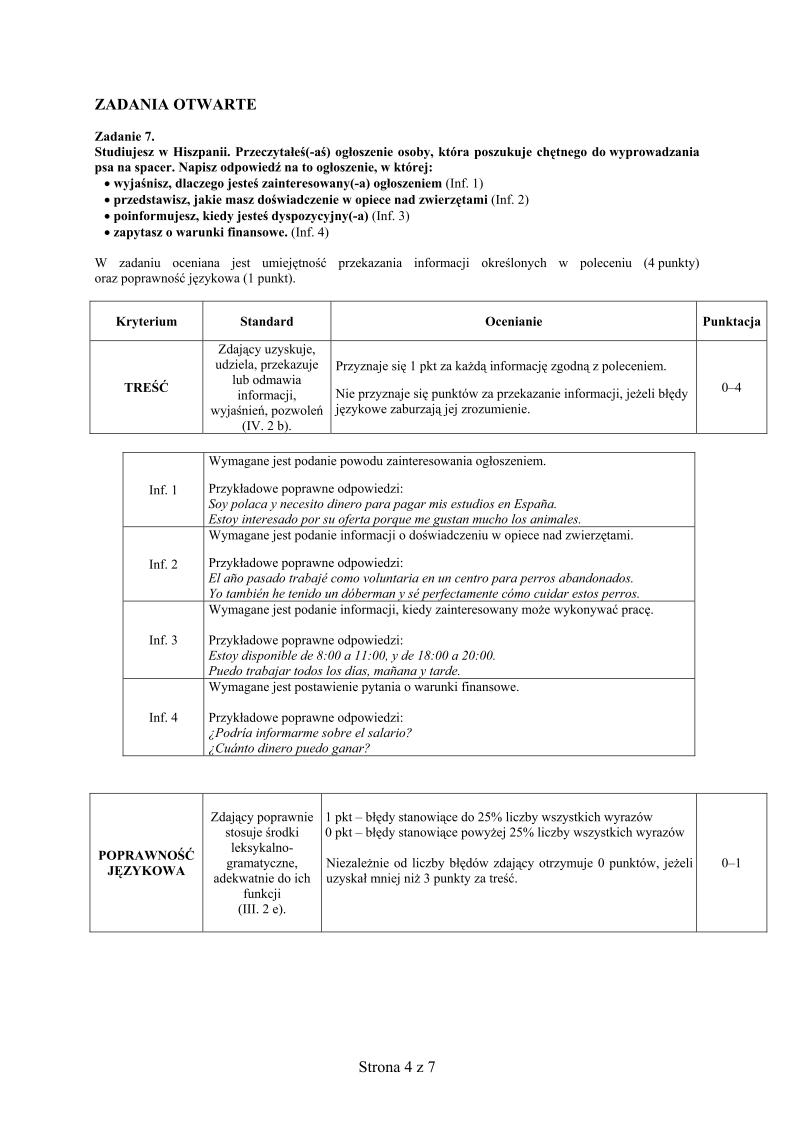 odpowiedzi - j. hiszpanski, p. podstawowy, matura 2013-strona-04