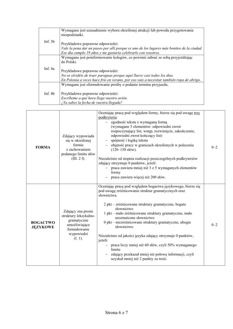 odpowiedzi - j. hiszpanski, p. podstawowy, matura 2013-strona-06