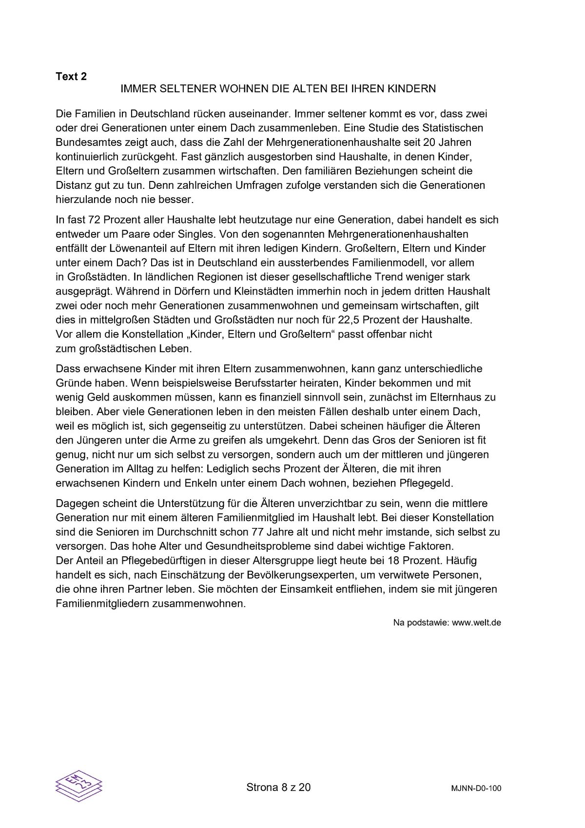 arkusz - niemiecki dwujęzyczny - matura 2025 - maj - 0008