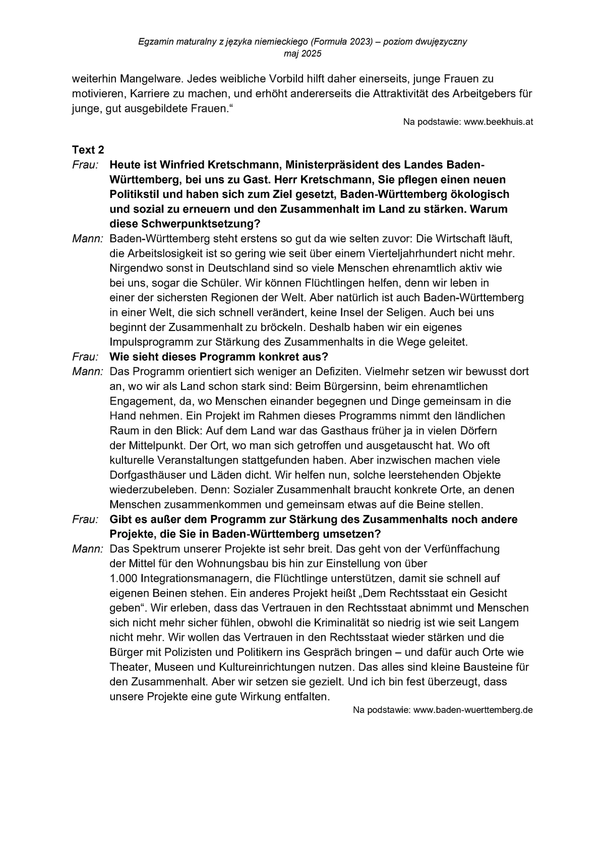 transkrypcja - niemiecki dwujęzyczny - matura 2025 - maj - 0003