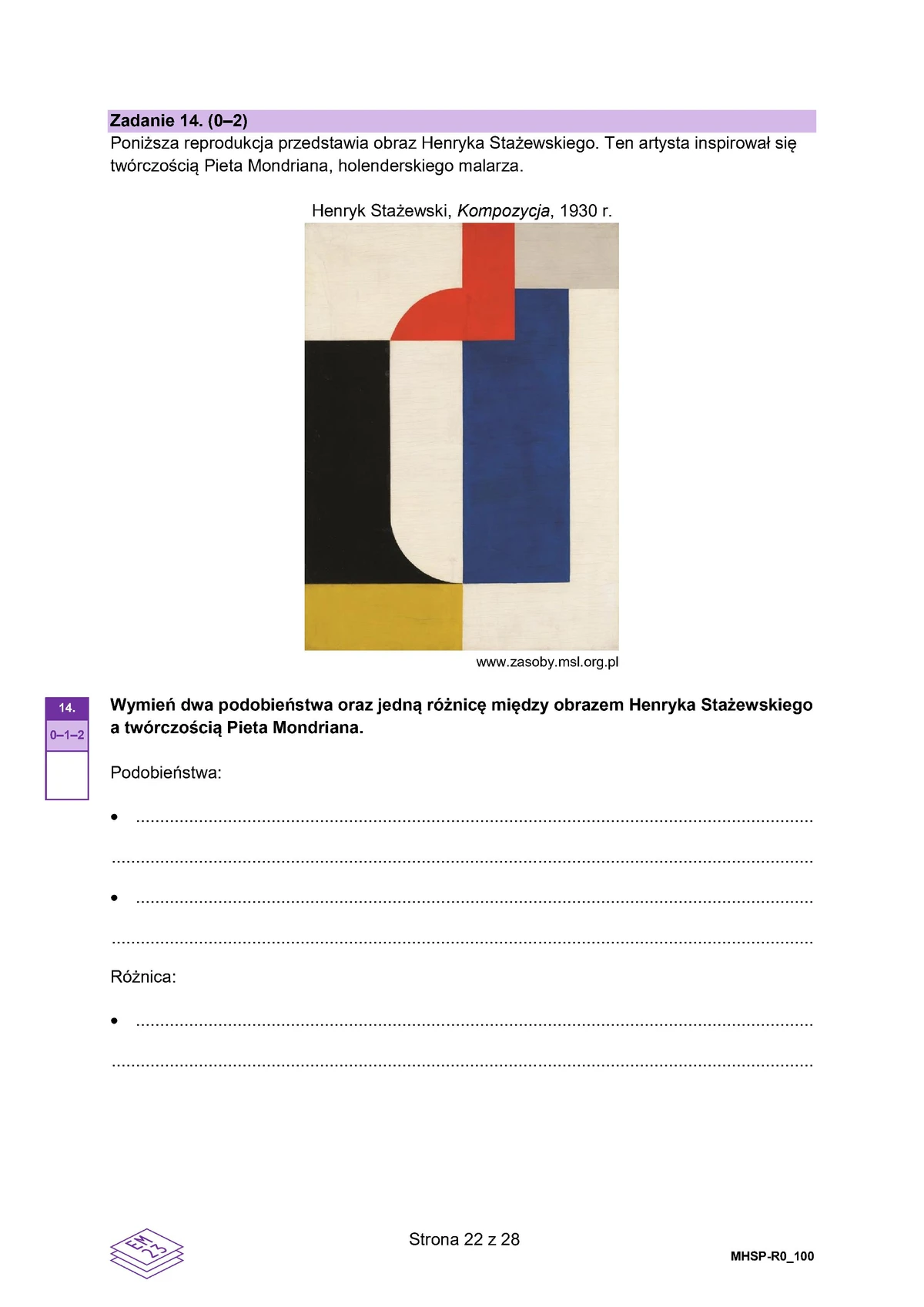 arkusz - Historia sztuki rozszerzony - matura 2025 - maj - 0022