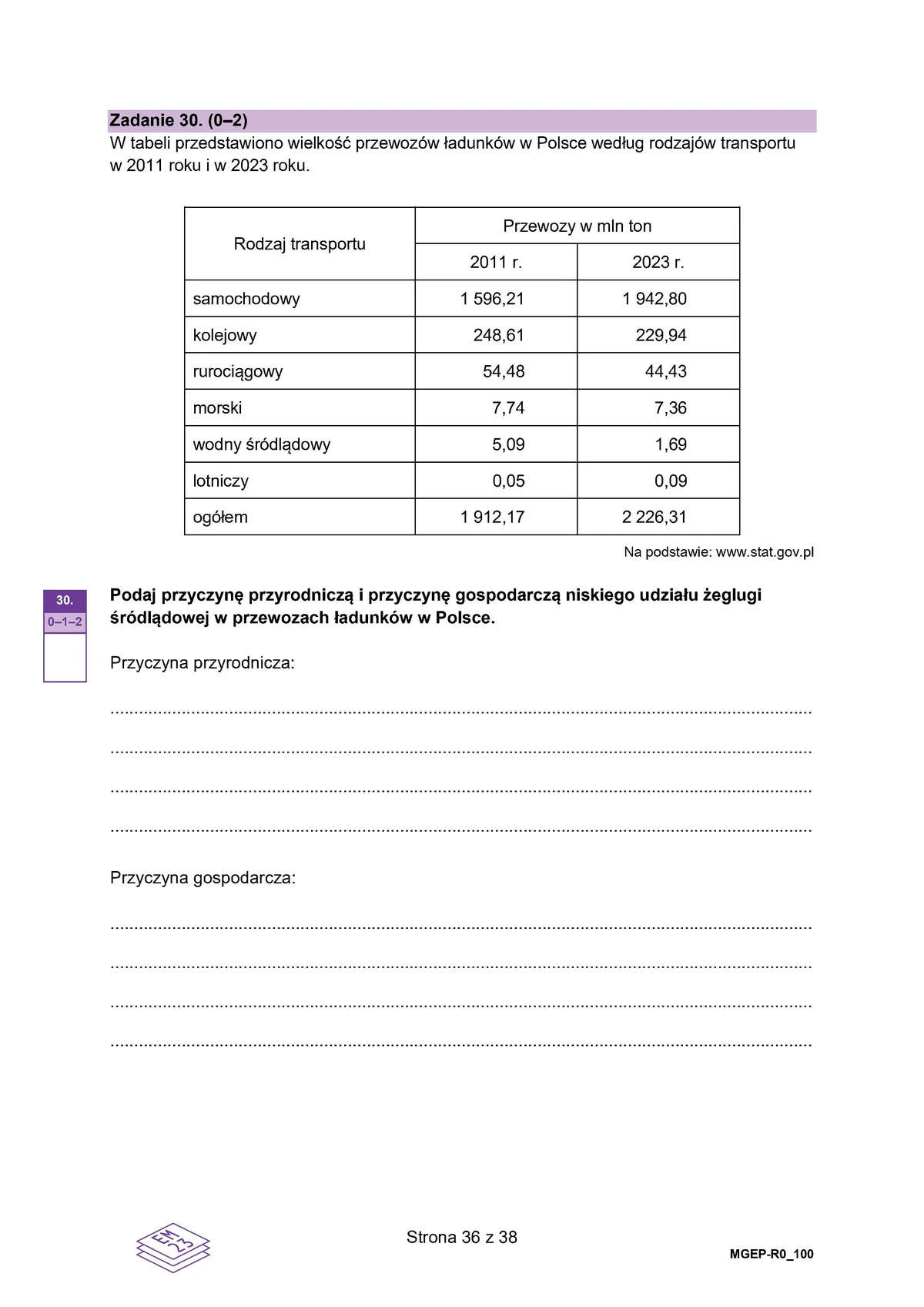 arkusz - geografia rozszerzony - matura 2025 - maj - 0036