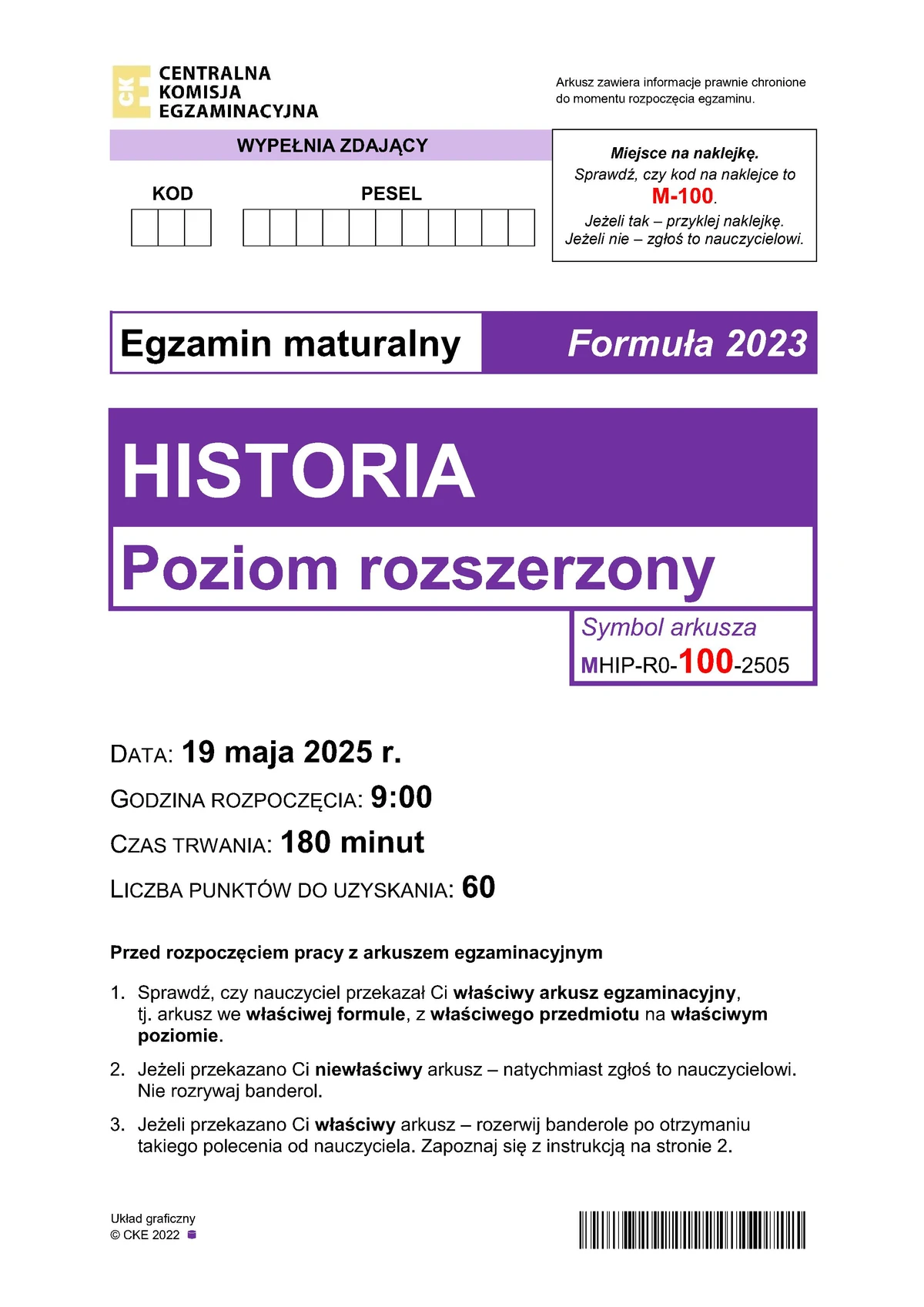 arkusz - historia rozszerzony - matura 2025 - maj - 0001