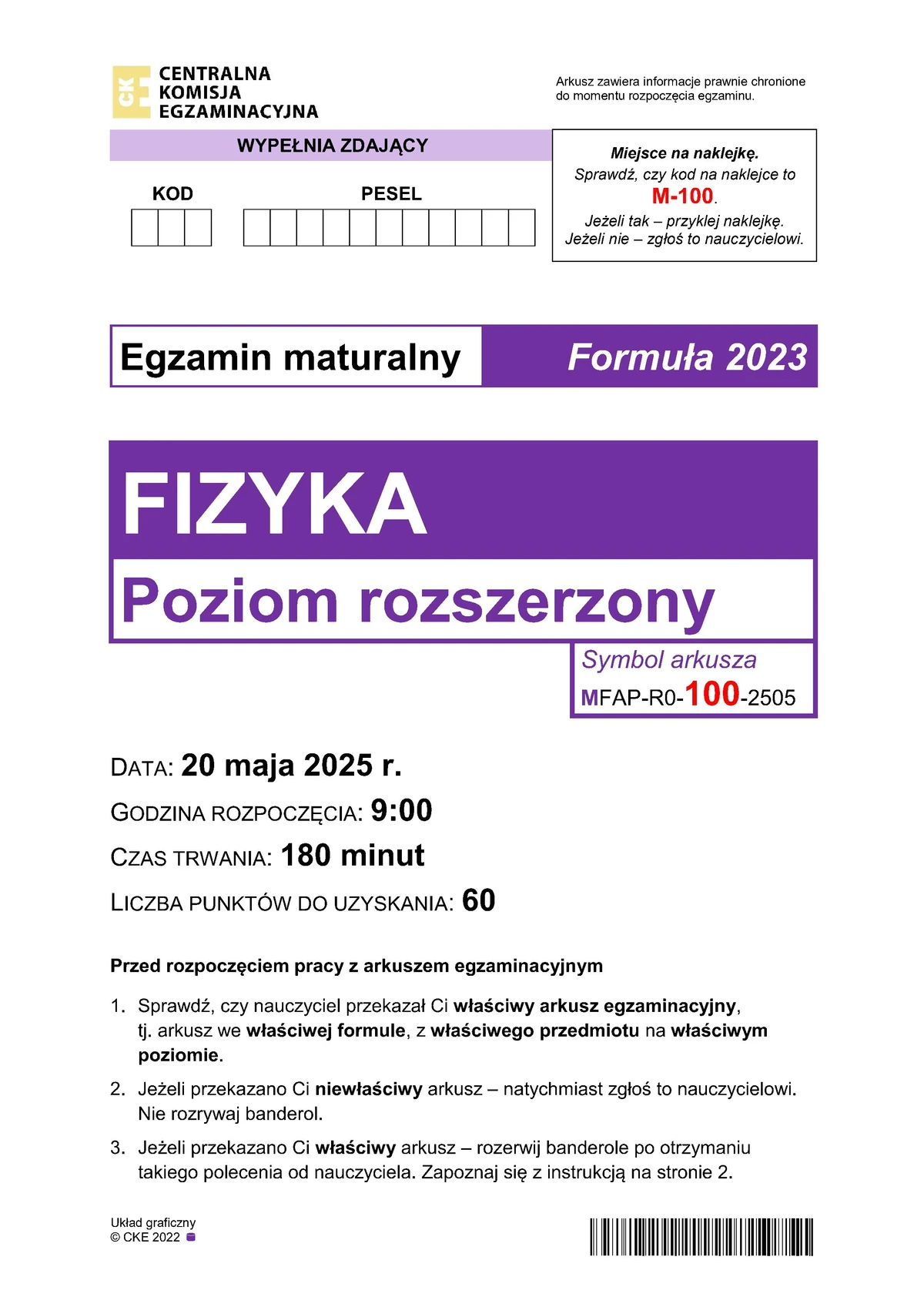 arkusz - fizyka rozszerzony - matura 2025 - maj - 0001