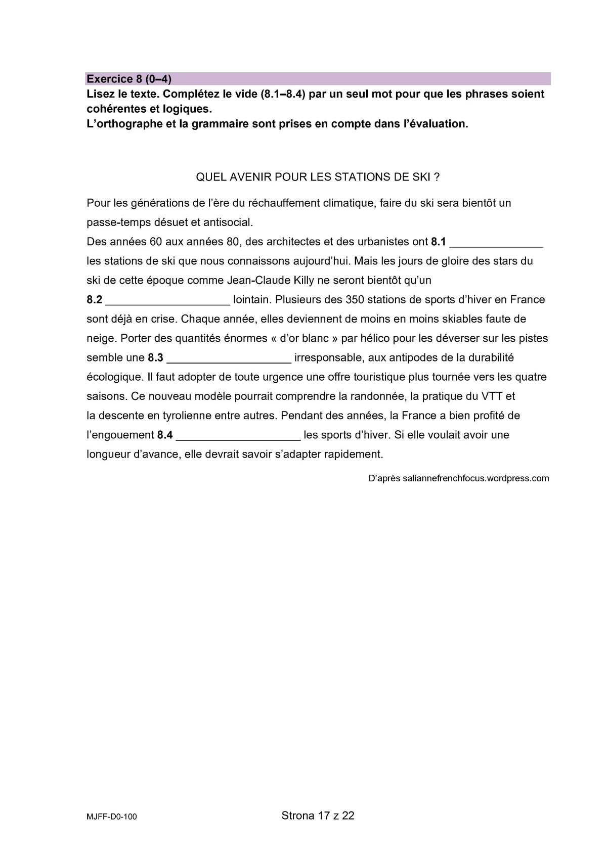arkusz - francuski dwujęzyczny - matura 2025 - maj - 0017
