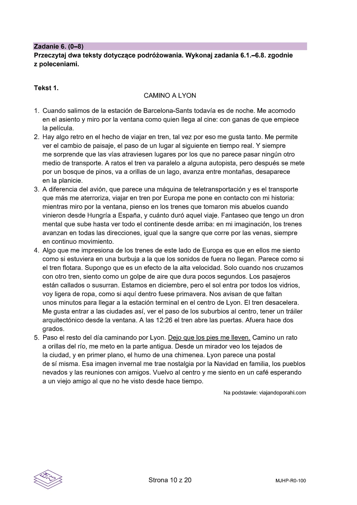 arkusz - hiszpański rozszerzony - matura 2025 - maj - 0010