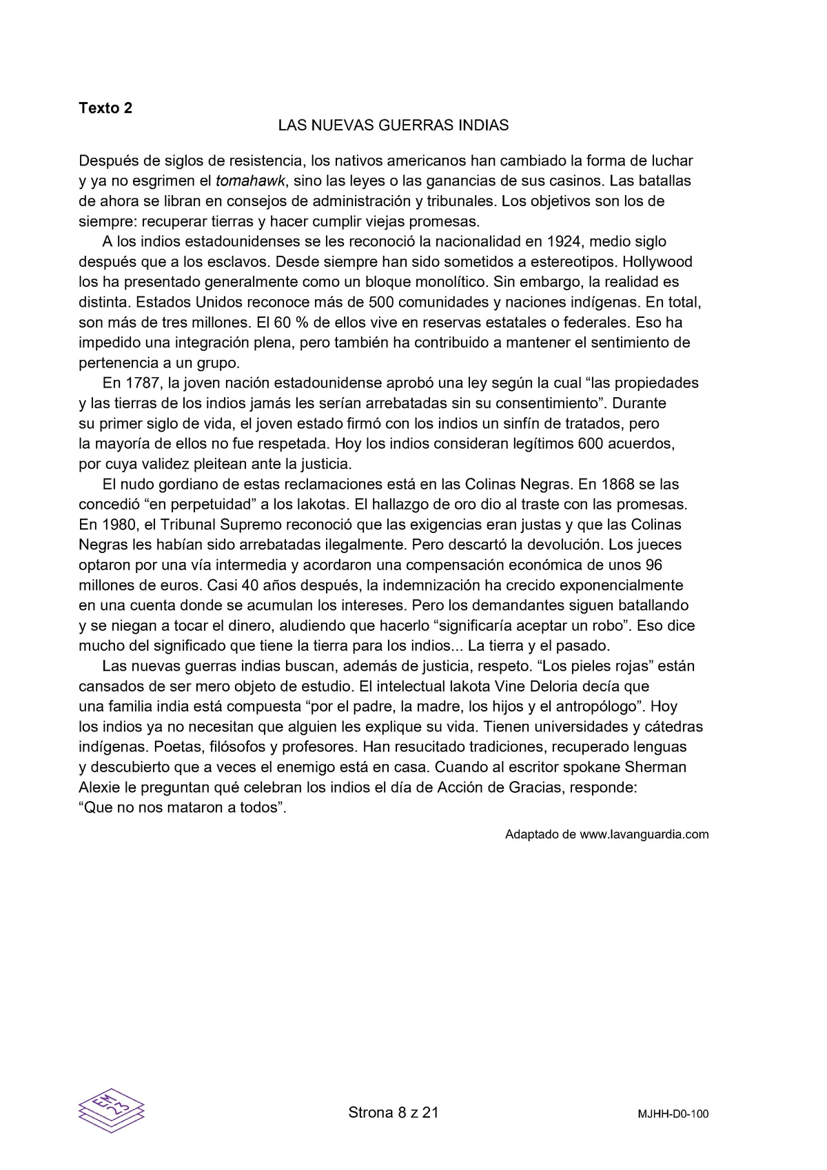 arkusz - hiszpański dwujęzyczny - matura 2025 - maj - 0008