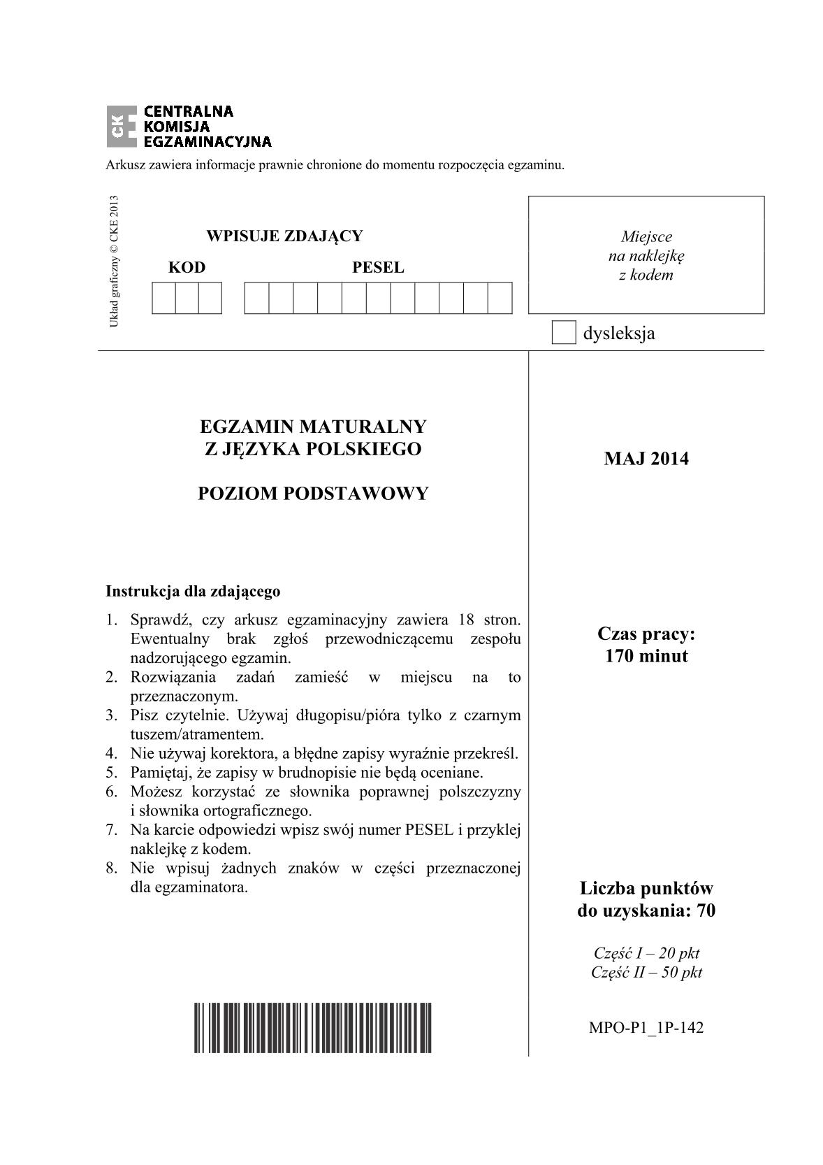 pytania-jezyk-polski-poziom-podstawowy-matura-2014-str.1