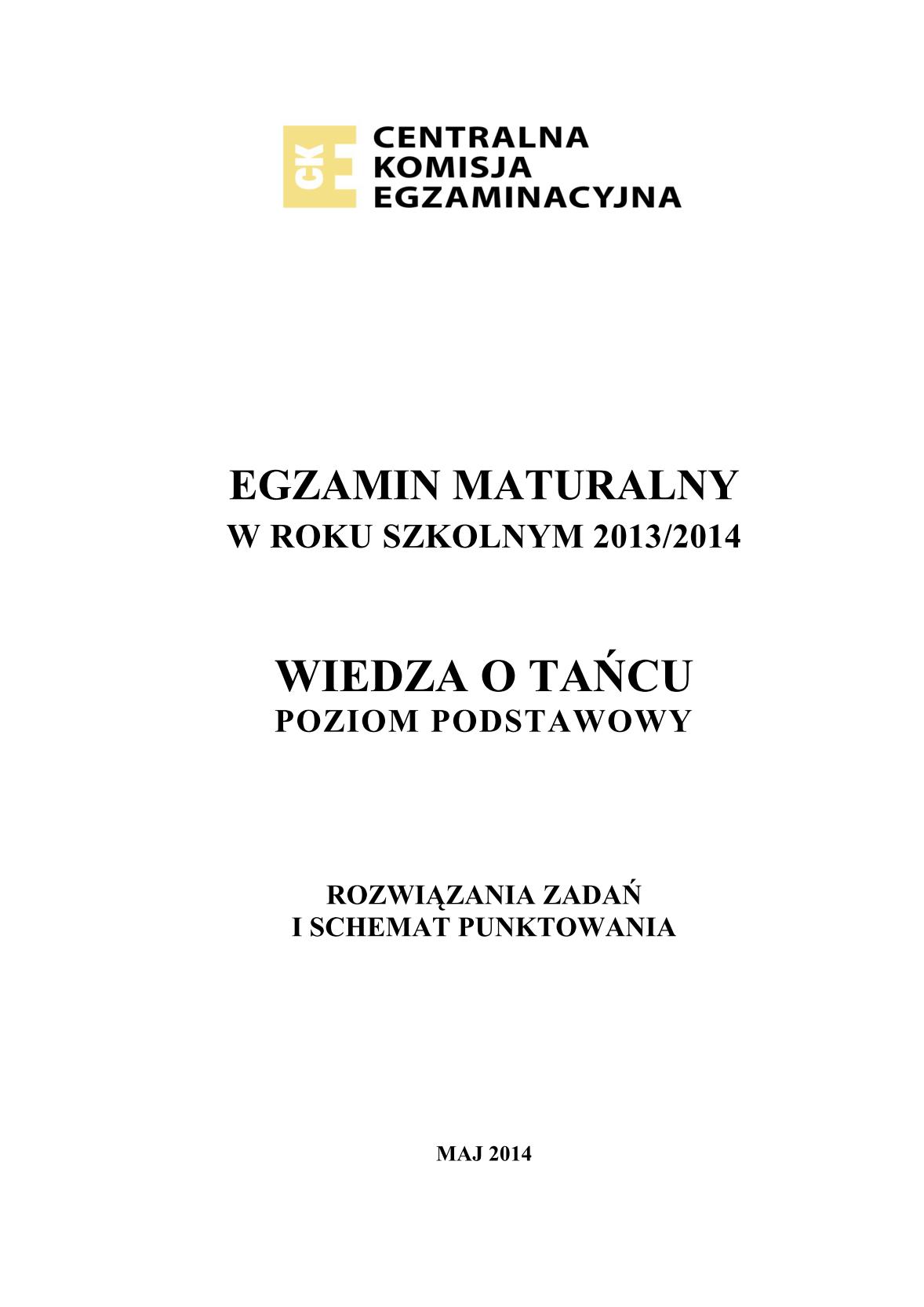 odpowiedzi-wiedza-o-tancu-poziom-podstawowy-matura-2014-str.1