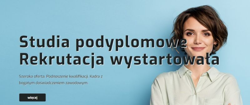 Trwa nabó na studia podyplomowe w WSBiNoZ