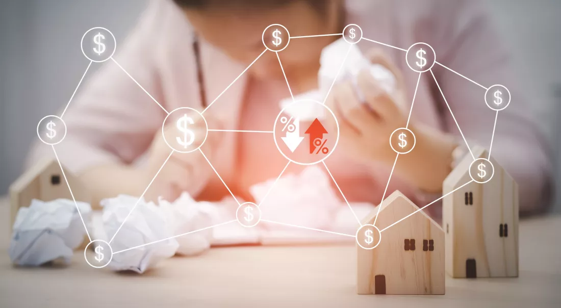 concept-home-discount-sale-hologram-commission-woman-blurred-background-holding-hand-discount-commission-represented-by-percentage-signs-symbol-percentage-business-background