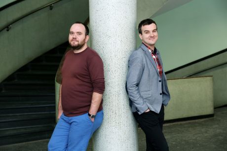 dr Wojciech Goszczyński i dr Michał Wróblewski, fot. Andrzej Romański 