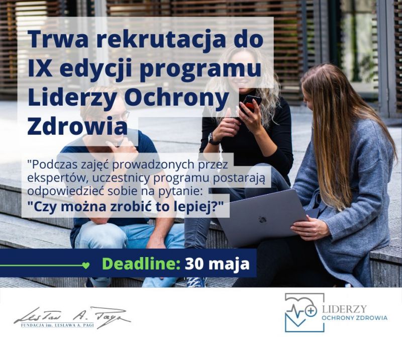 9. edycja Programu Liderzy Ochrony Zdrowia