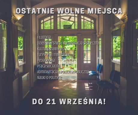 Ostatnie wolne miejsca w Akademii Ignatianum