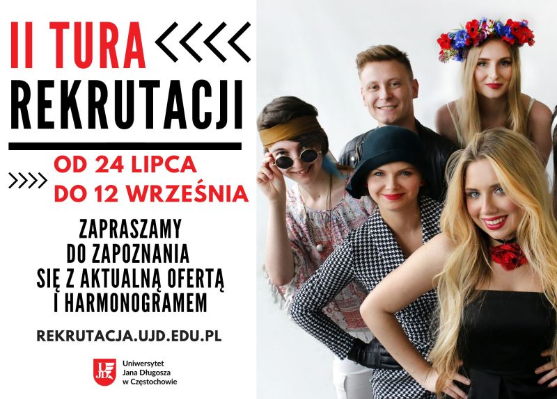II tura rekrutacji na UJD