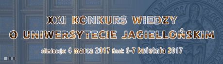 Konkurs Wiedzy o Uniwersytecie Jagiellońskim