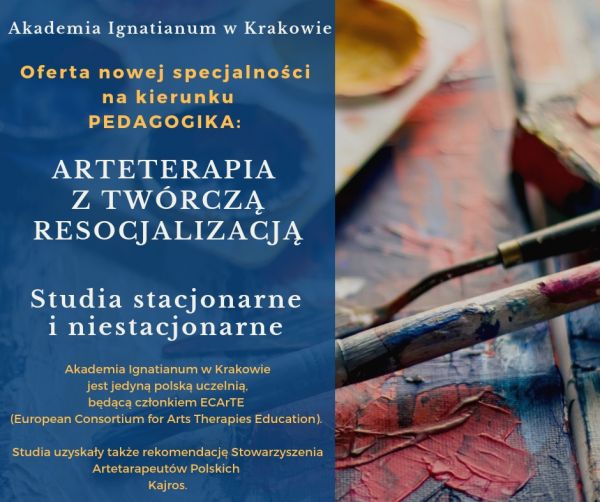 Arteterapia z twórczą resocjalizacją w Akademii Ignatianum