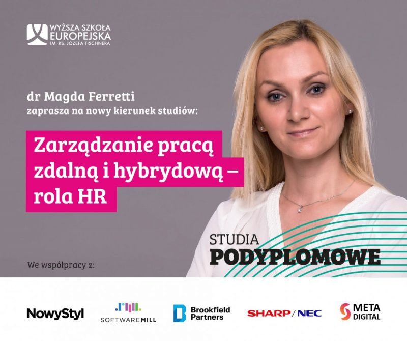 Zarządzanie pracą zdalną i hybrydową – rola HR. Nowe studia podyplomowe w WSE